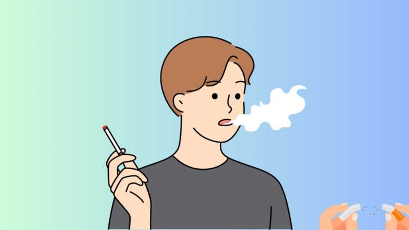 What are the reasons why someone smokes?