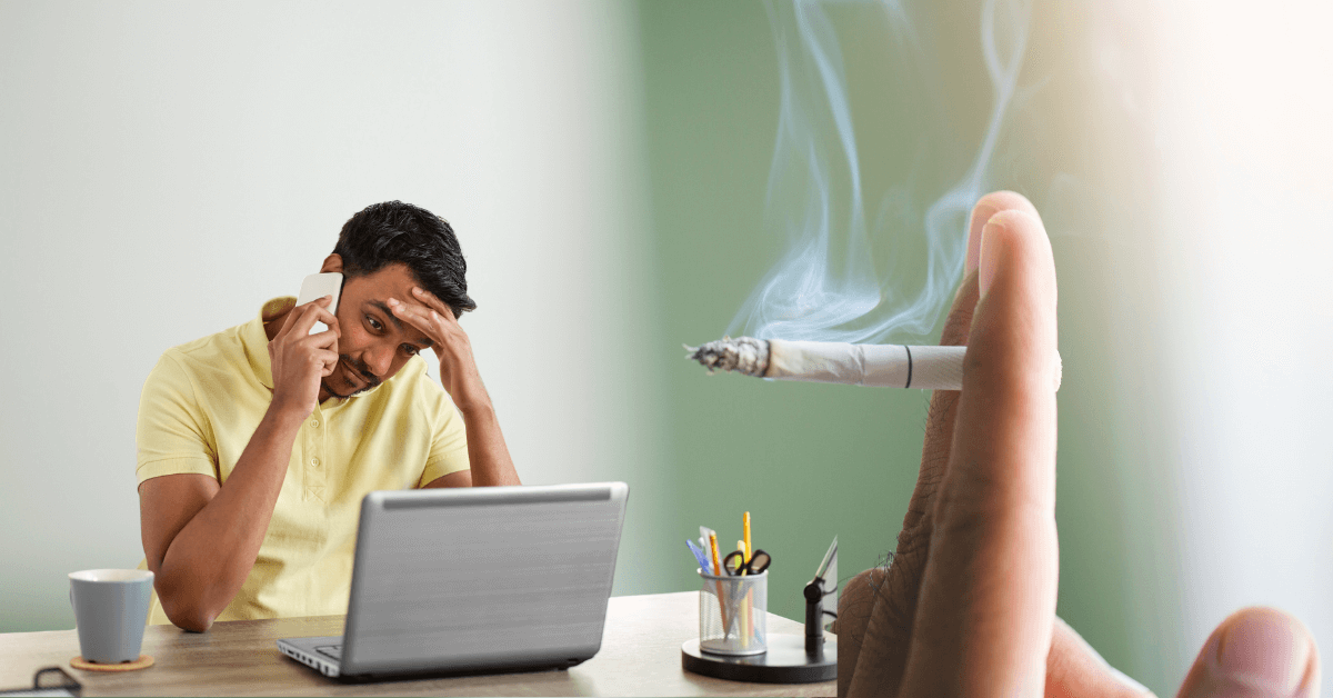 Does smoking help with anxiety, stress